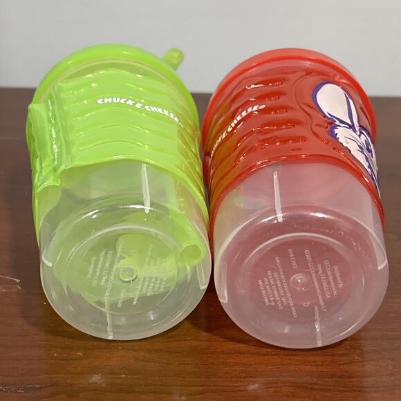 Lot Of 2 Chuck E Cheese Limited Edition Official Party Celebrate Silhouette Cups - Picture 6 of 8